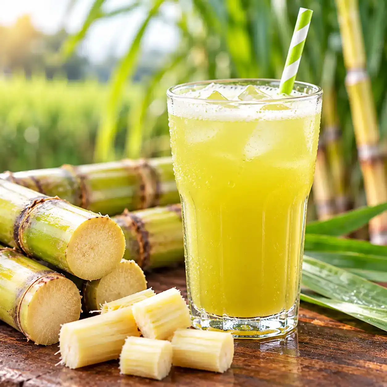 Sugarcane juice — Experience the pure essence of nature with our freshly pressed at Apna Bazar - Eatery
